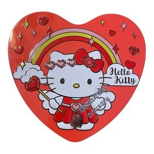HELLO KITTY Valentine 2023 Heart Tin Chocolate Candy Hearts Sanrio NEW SEALED